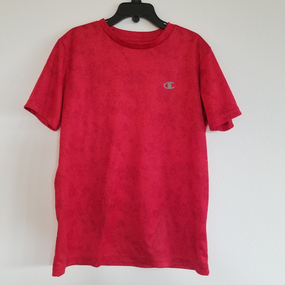 Boys Champion Red Athletic Shirt sz 7/8